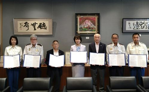 消防団OB・OG豊島区災害支援隊協定式2