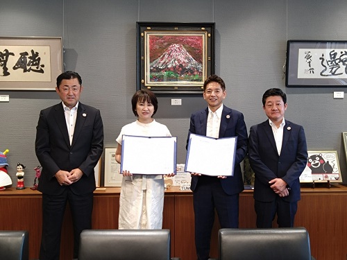 令和6年7月24日 災害時における飲料水等の供給に関する協定式