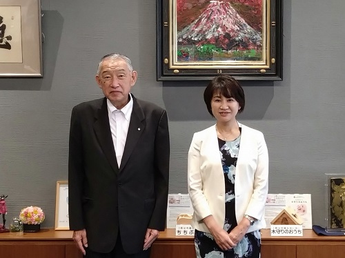 令和6年8月8日 熊野町長と面会