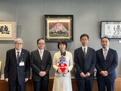 東京消防庁 西原 第五方面本部長と面会