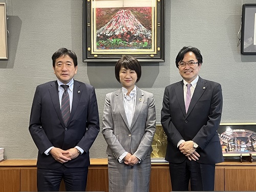 立教学院 福田理事長、立教大学 西原総長と面会