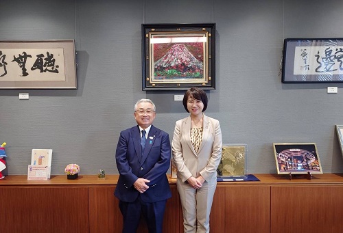 令和5年10月6日 新潟県湯沢町 田村町長と面会