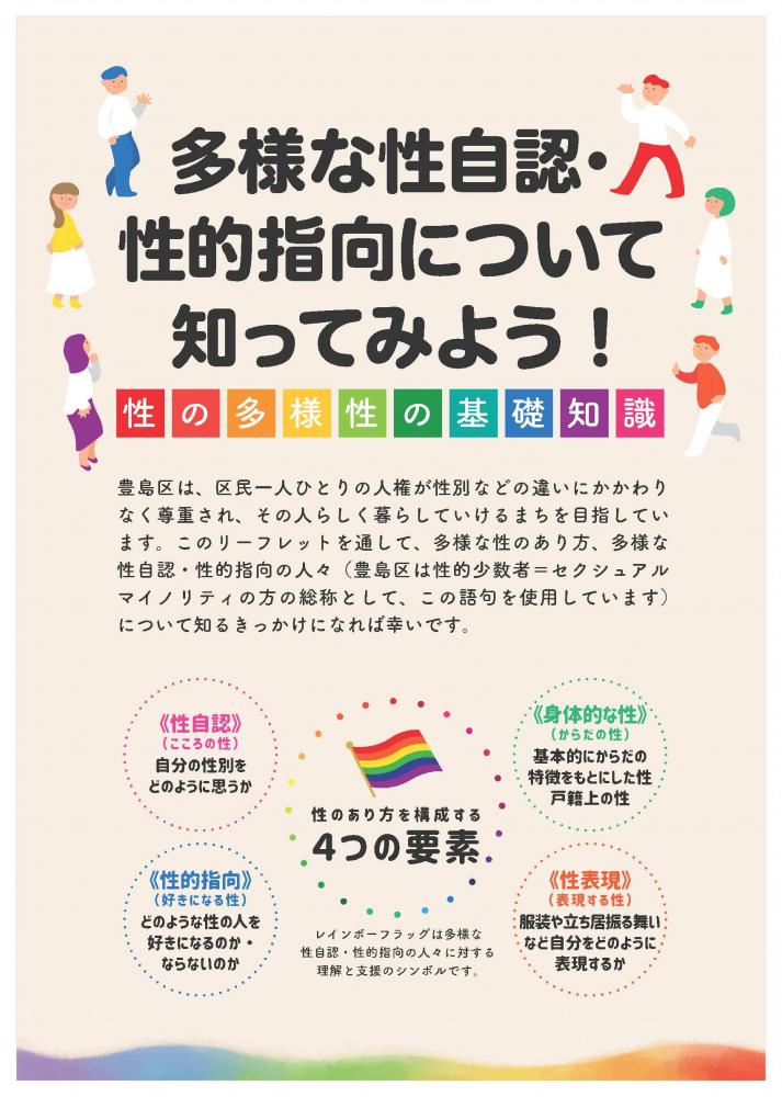 令和3年度多様な性自認・性的指向理解促進リーフレット