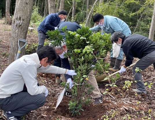 R3記念植樹の様子