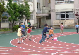 子どもスキップ活動の様子