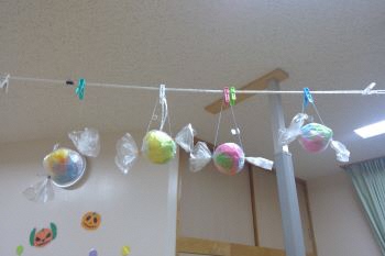 0歳児キャンディーの装飾