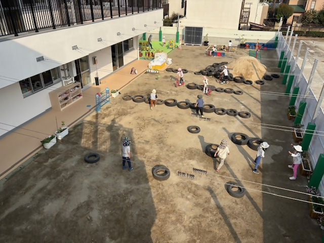 長崎保育園園庭