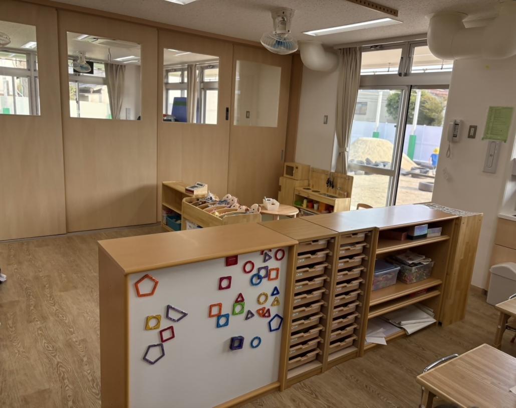 長崎保育園3歳児室