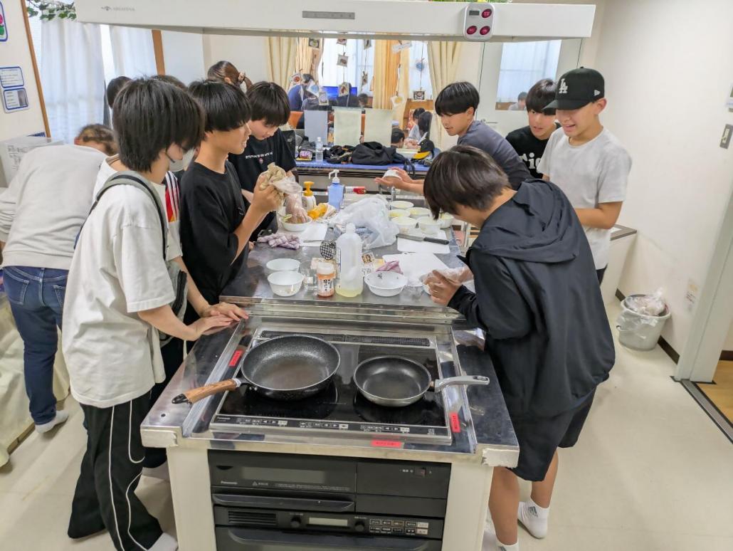 大賑わい