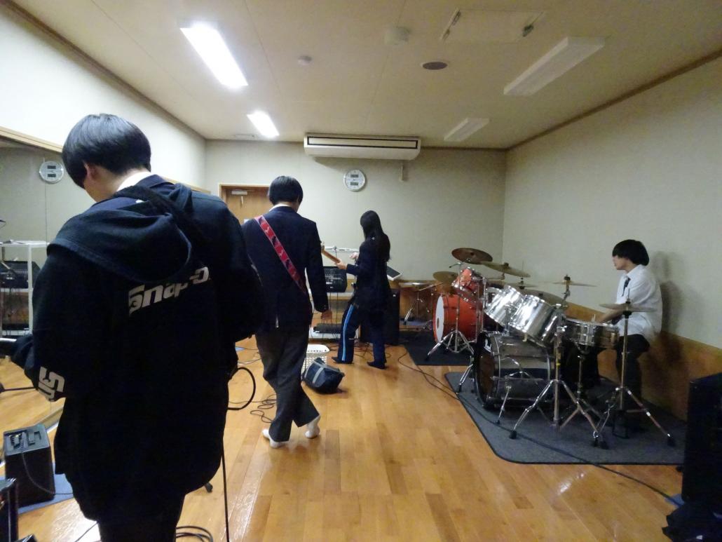 バンドの練習風景