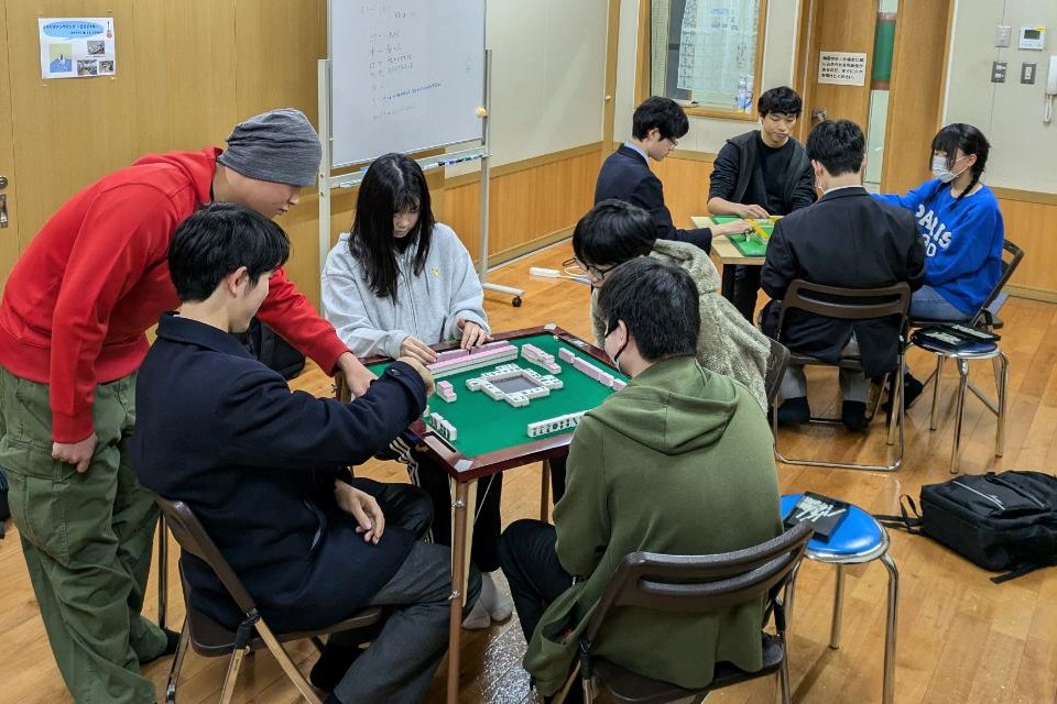 麻雀教室の様子