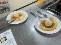 完成したパンケーキ