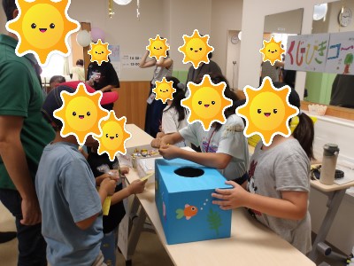 区民ひろばリニューアル記念でお手伝い