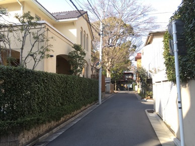 目白の住宅街