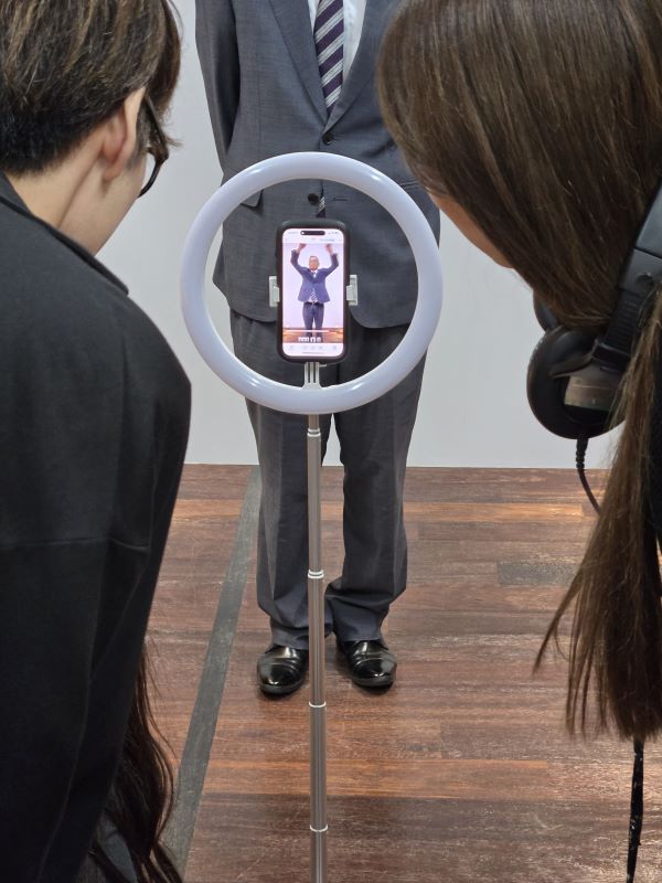 大正大学動画撮影風景