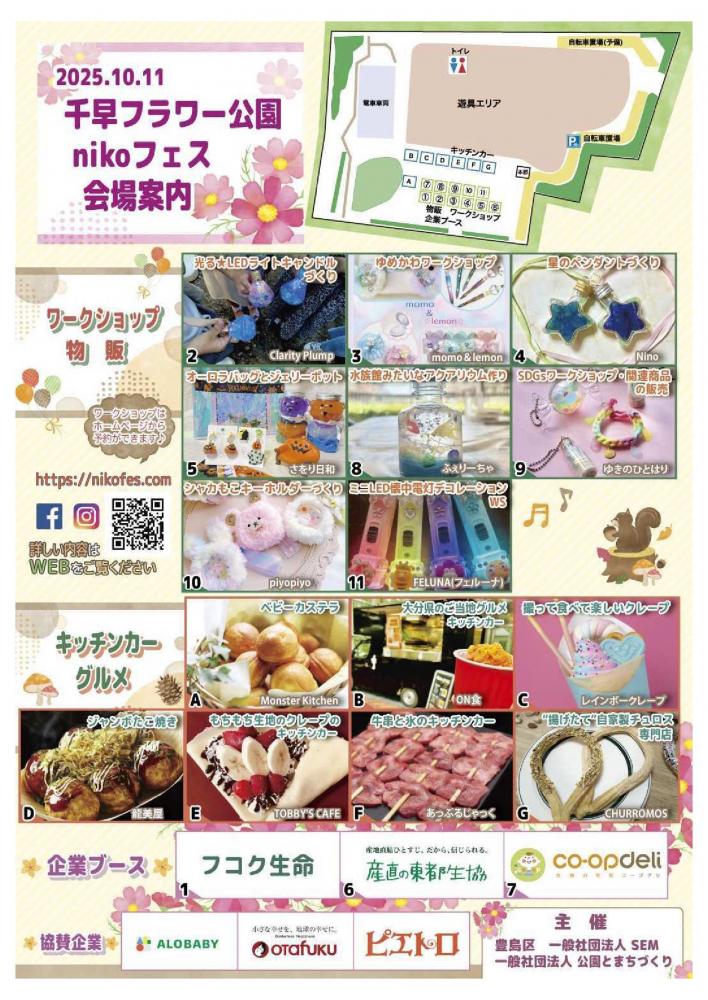 豊島区kidsパークマルシェwithnikoフェス裏