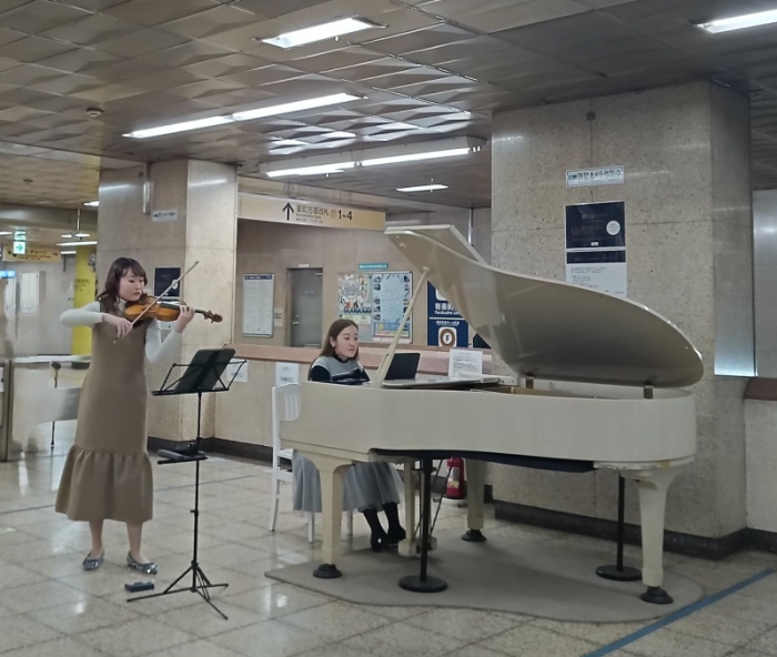 11月19日要町駅ミニコンサート