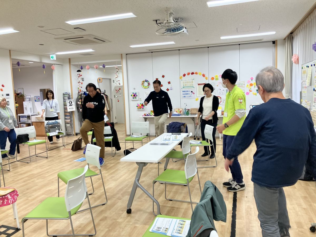 プラスとしま練習の様子