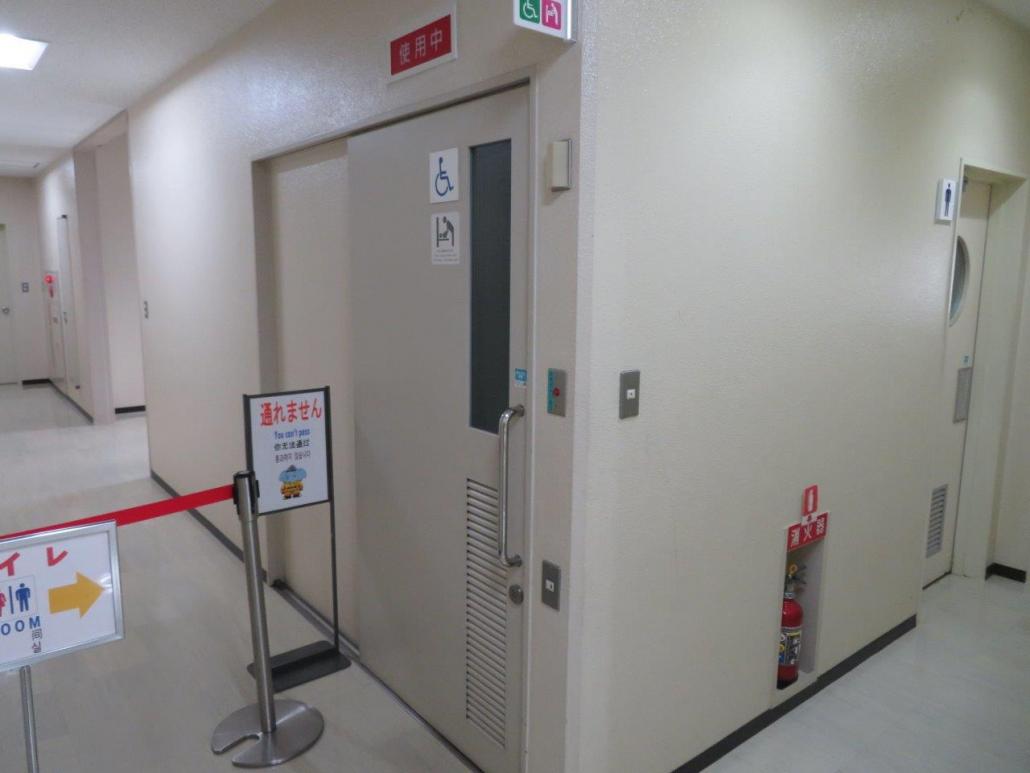 池袋防災館バリアフリートイレ入口