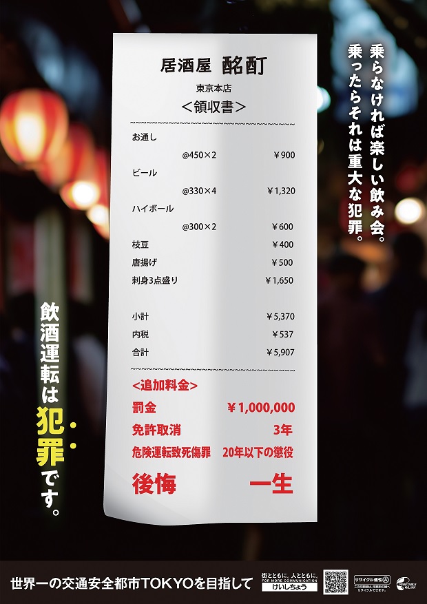 飲酒運転させないキャンペーン画像