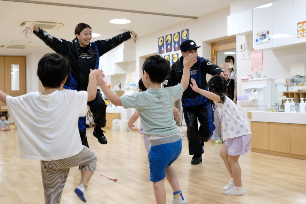 ラプチャーズ保育園ダンス体験会1