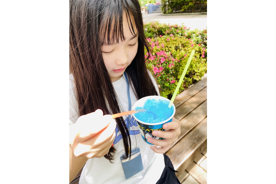 防災フェスかき氷