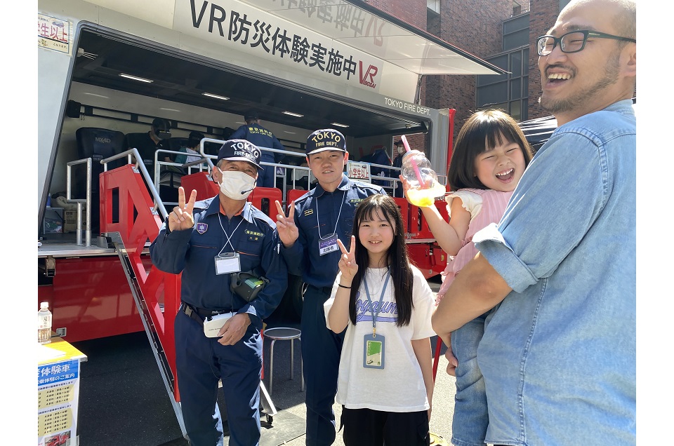 防災フェス消防庁職員さん