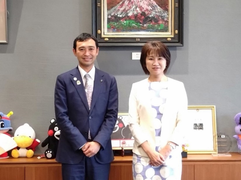 埼玉県秩父市　清野市長と面会