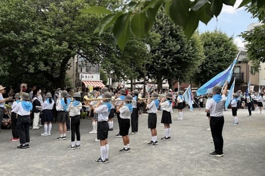 社会を明るくする運動　鼓笛隊演奏2