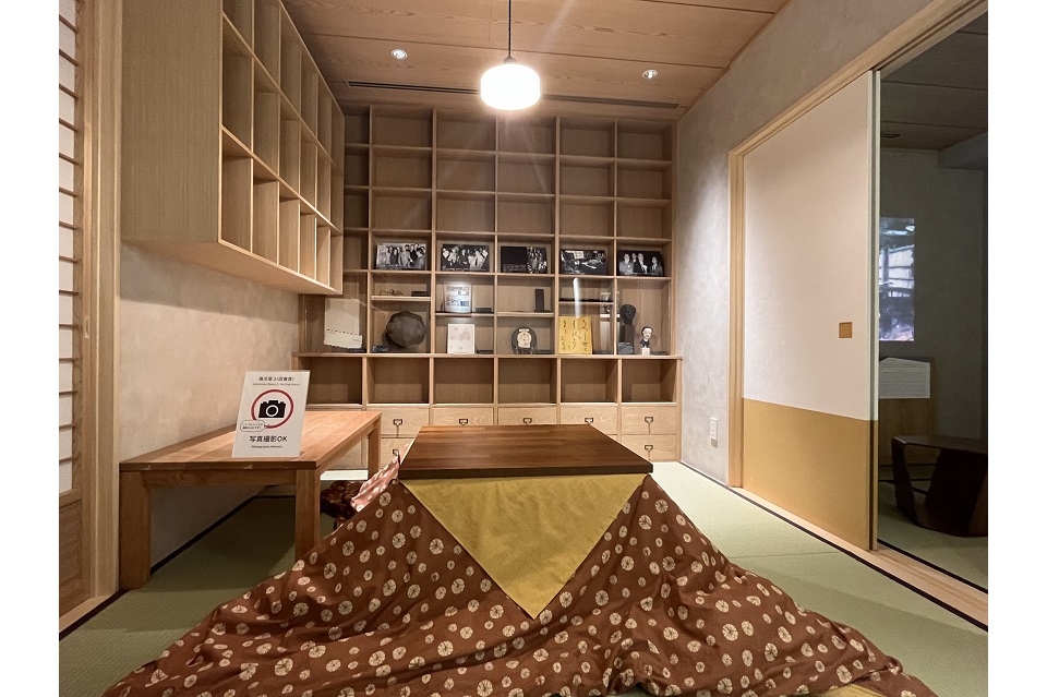江戸川乱歩邸のこたつ