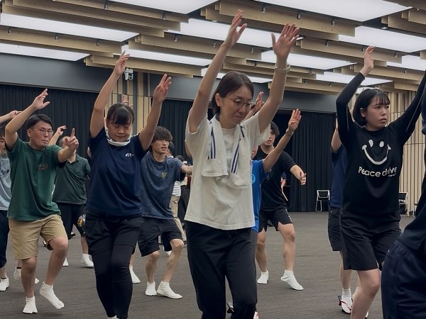 豊島区役所連の練習の様子