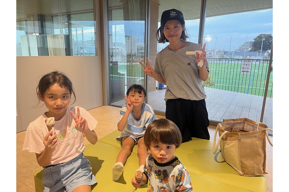 千早スポーツフィールド親子さん