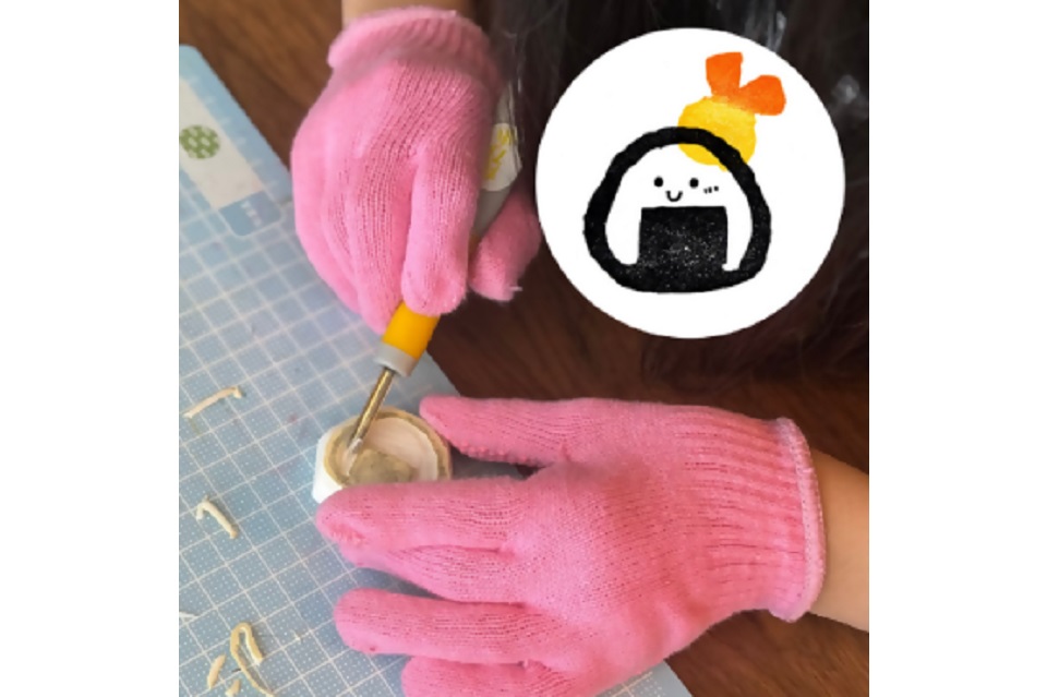 としまっ子フェス消しゴムはんこ