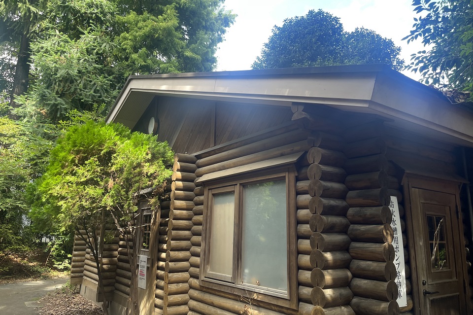 豊島の森ログハウス１