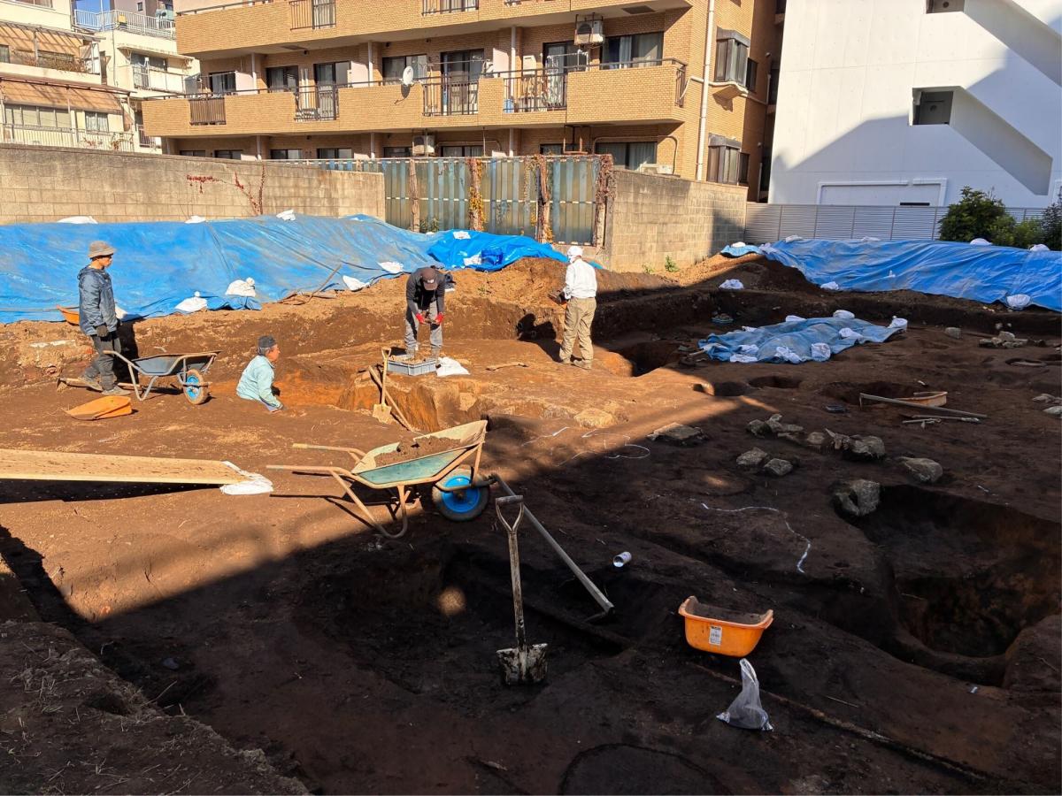 発掘調査の様子