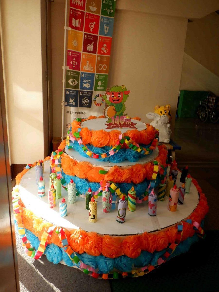 長崎小学校ケーキ作品