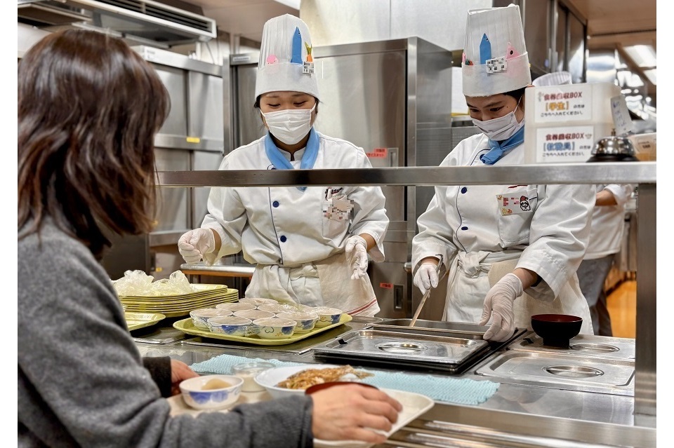 女子栄養大学の子ども食堂カウンター