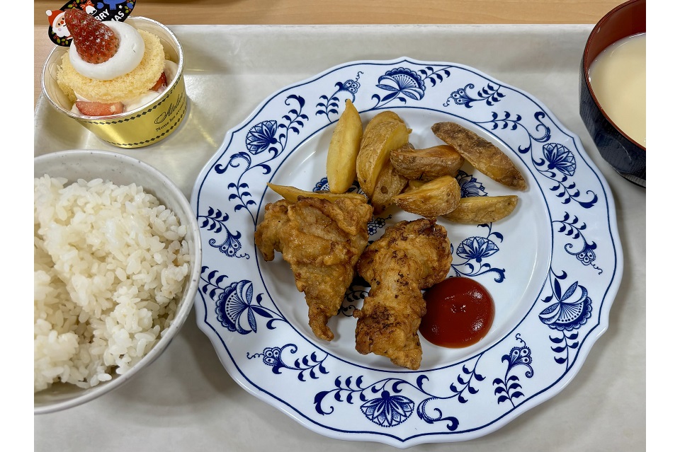 女子栄養大学子ども食堂 クリスマスメニュー