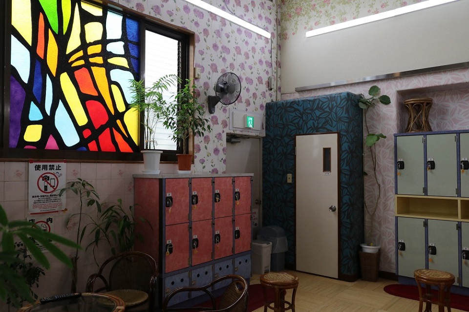 銭湯あずま 脱衣所