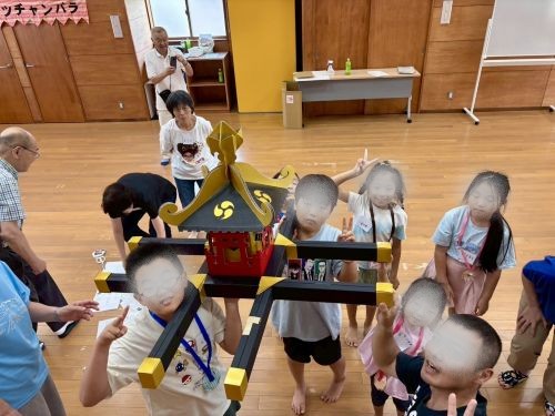 東目白本町会神輿づくり2