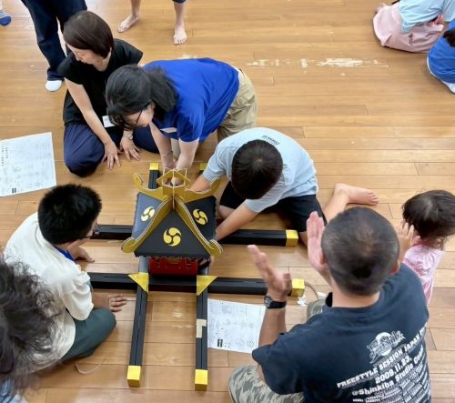 東目白本町会神輿づくり