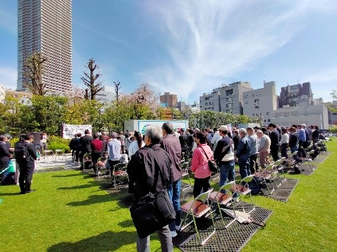 過去の追悼会の様子