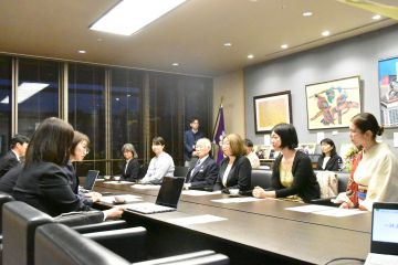 感謝状贈呈式の様子