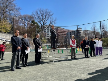 目白ロードレースあいさつ