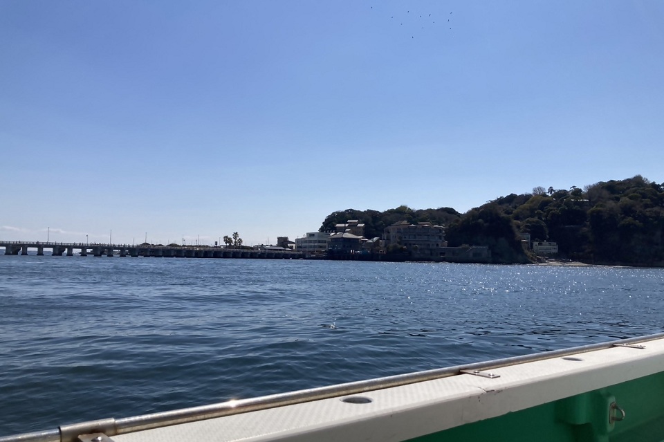 江の島出発
