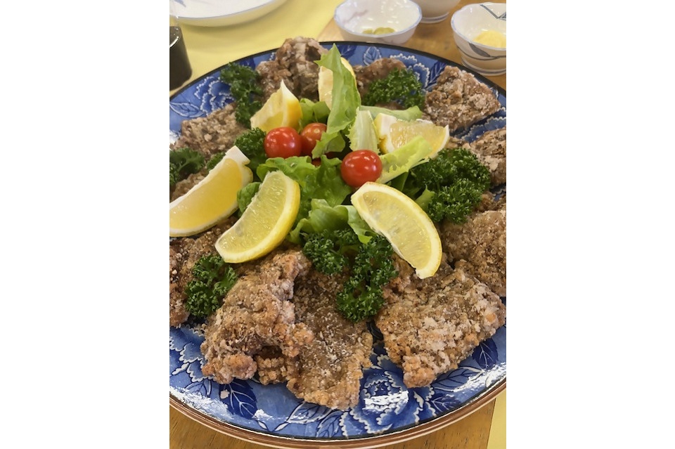 くじらの竜田揚げ