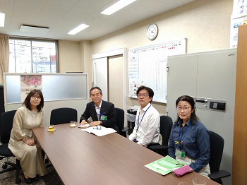 学校訪問(千川中)
