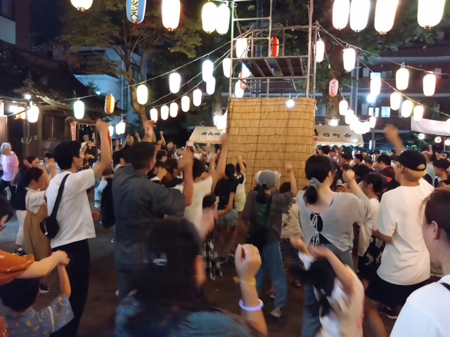 南長崎五丁目町会盆踊り