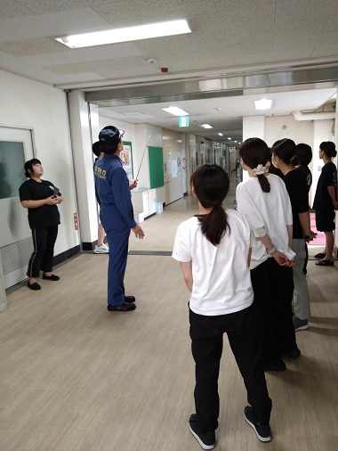 自衛消防訓練の様子1