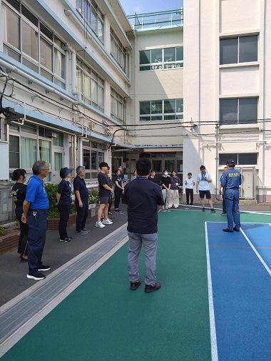 自衛消防訓練の様子3